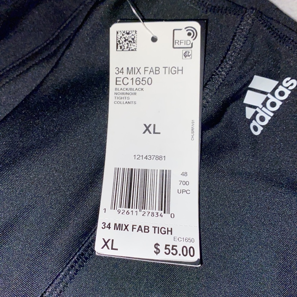 ADIDAS BLACK LEGGING - Picture 7 of 7